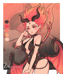 [CLOSE] ADOPTABLE#I - The fire succubus