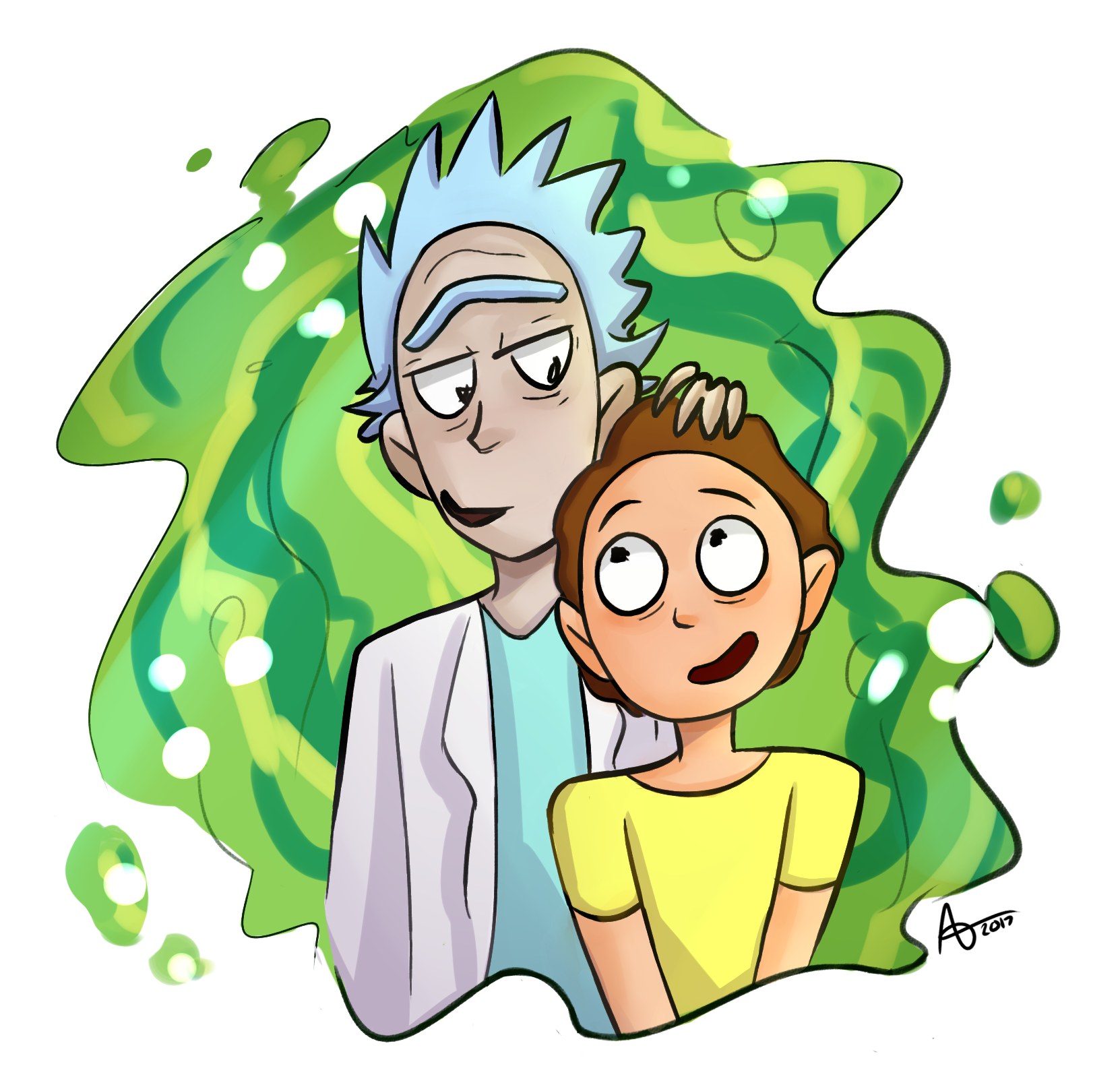 Rick And Morty by apanda54 on DeviantArt.