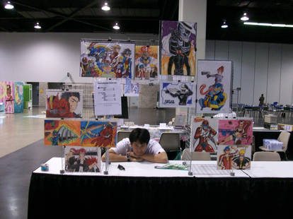 My 1st artist alley table