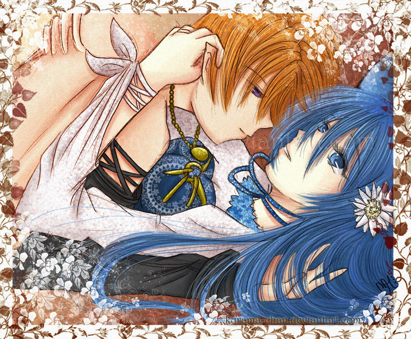 -- Bluefire and Watanuki --