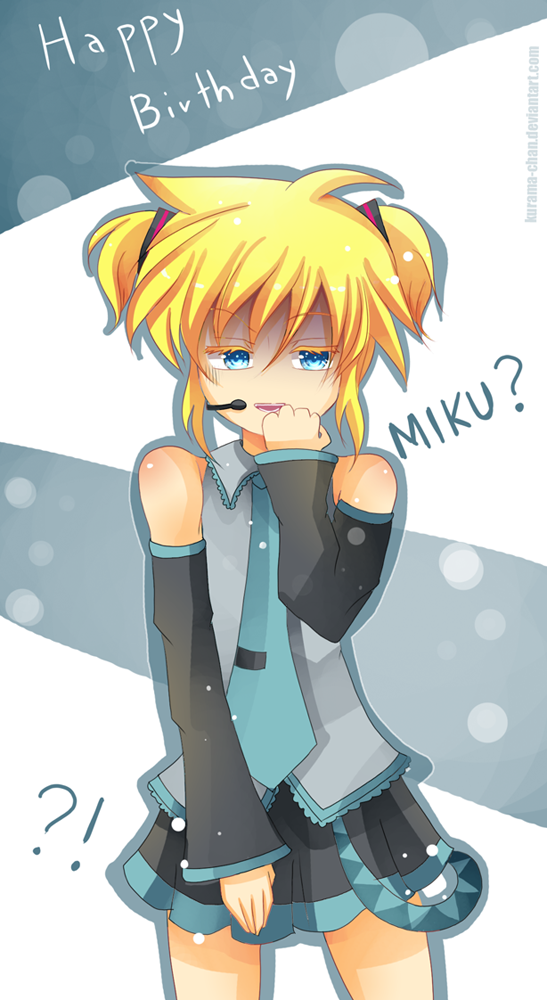 -- Happy Birthday...Miku? --