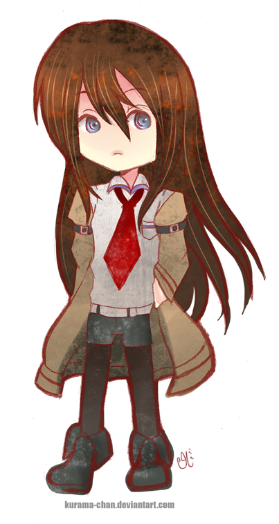 Steins Gate Chibi Kurisu By Kurama Chan On Deviantart