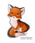 -- Chibi Red Fox comission -- by Kurama-chan