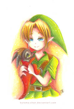 -- Ocarina of Time: Link and Volvagia --