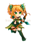 -- Chibi archer commission for GuardianBR -- by Kurama-chan
