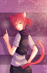 -- Commission for Maudado : Cat boy -- by Kurama-chan