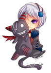 -- Chibi commission for StupidUsagiSan -- by Kurama-chan