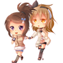 -- Chibi friends commission for VanilleCream --