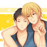 -- KnB : Kise and Kasamatsu --