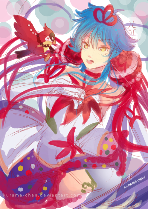 -- Colored sketch: Mahou Shoujo Aoba --