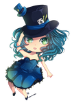 -- Chibi Commission for aurenbunni -- by Kurama-chan