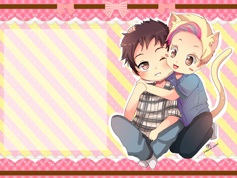 -- Chibi couple commission for Dih --