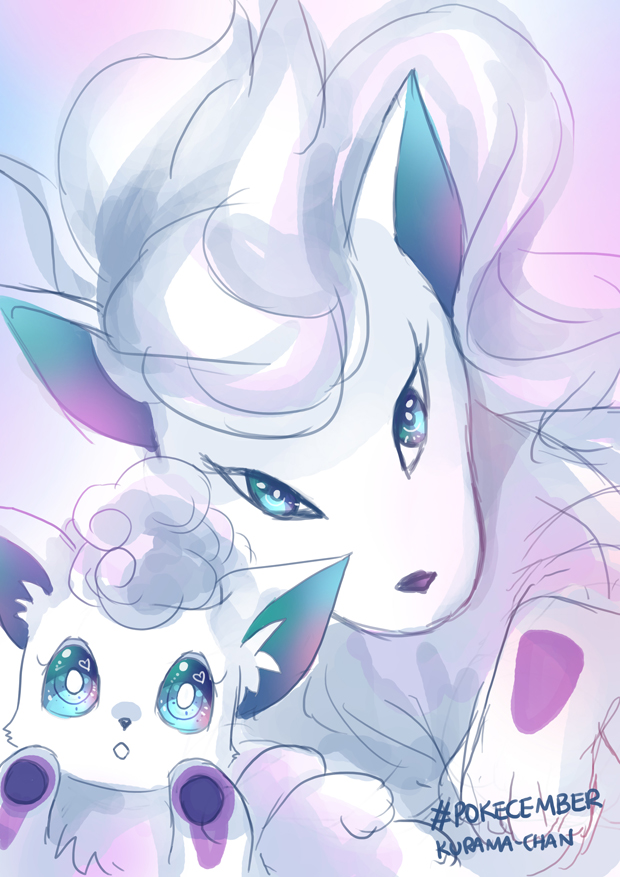 -- Pokecember : Vulpix and Ninetales Alola form --