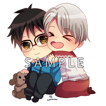 -- Yuri on Ice Chibi Couple --