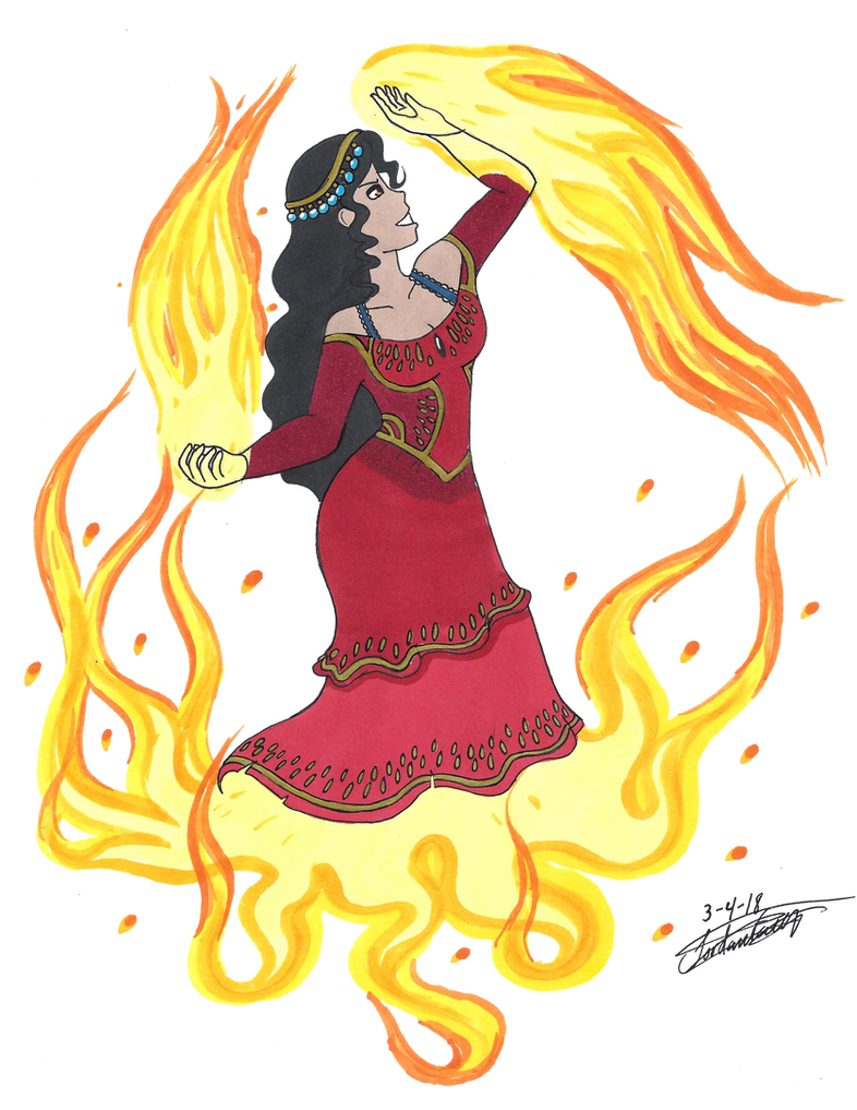 Elemental: Fire Master by clinclang on DeviantArt