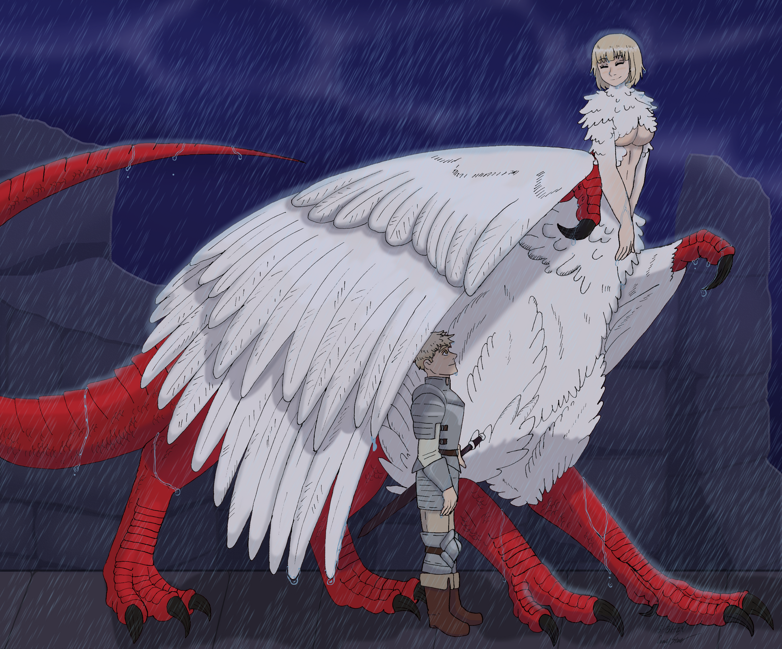 Falin Deviantart Falin and Laios by clinclang on DeviantArt