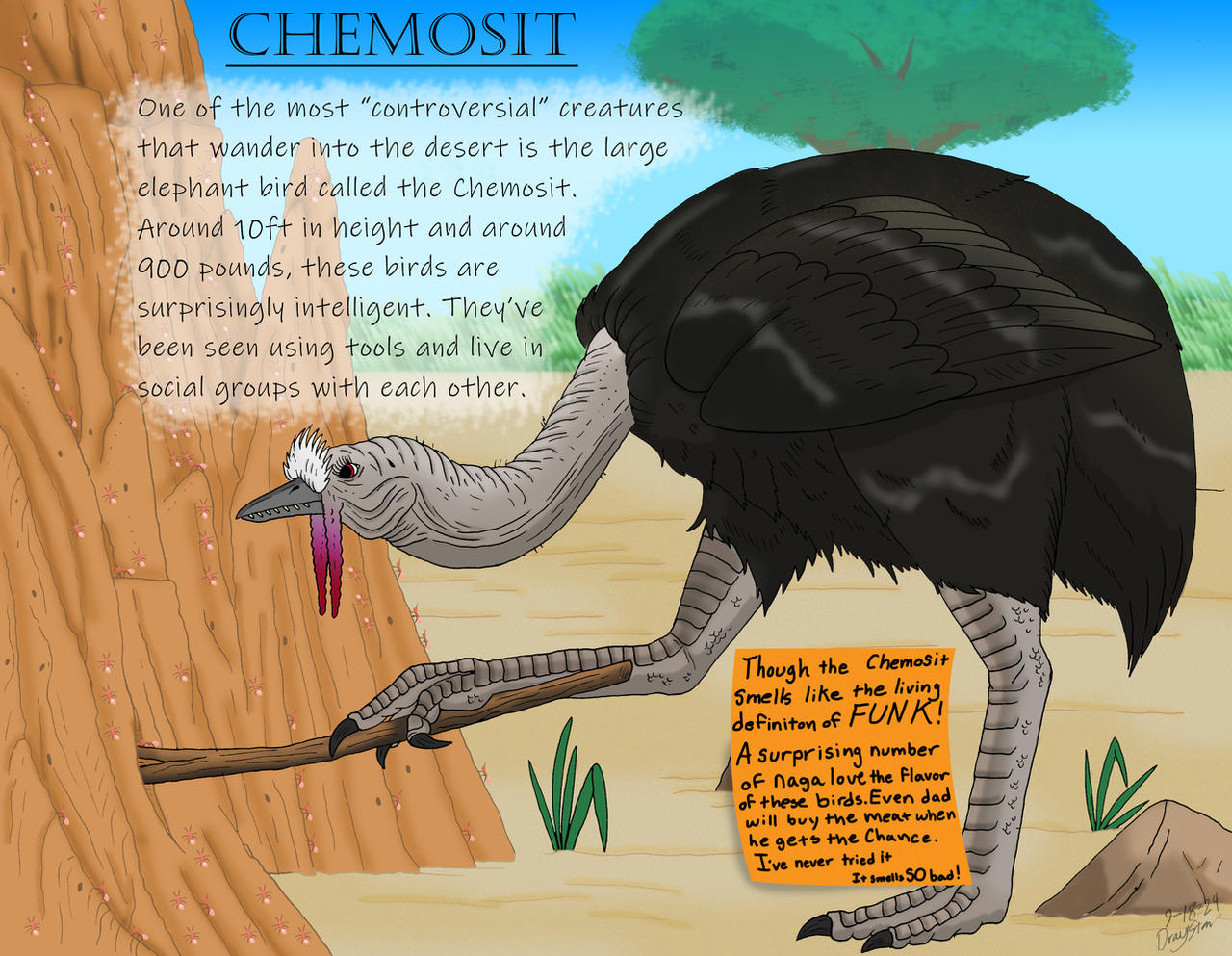 Chemosit Carmen's Monster Compendium: Chemosit Page1 by clinclang on DeviantArt