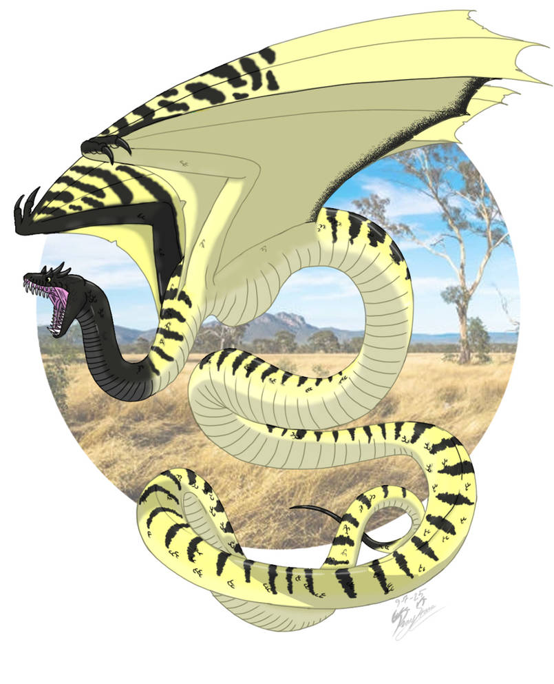 Serptember 2025: Day 7, Black-headed Python by clinclang on DeviantArt