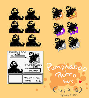 Pumpkaboo Retro Sprites