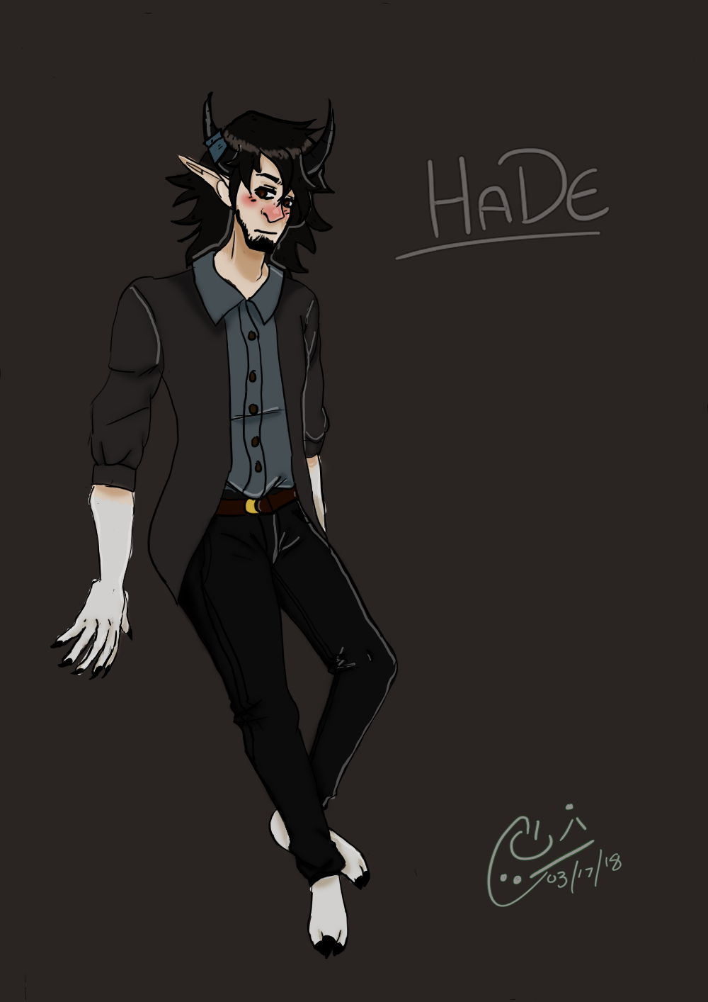 Hade Ward Drawing Hade (Drawing) by skelekitten01 on DeviantArt
