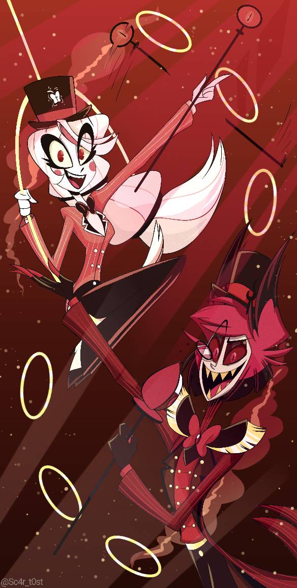 Charlie x Alastor by Sc4rT0st on DeviantArt