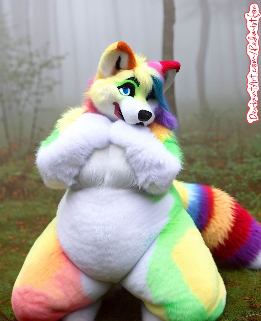 Rainbow Furry 5 By Redmistfox On DeviantArt rainbow-furry-5-by-redmistfox-on-deviantart