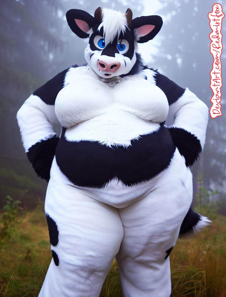 Fatcow Rear View Fat Cow 13 by Redmistfox on DeviantArt