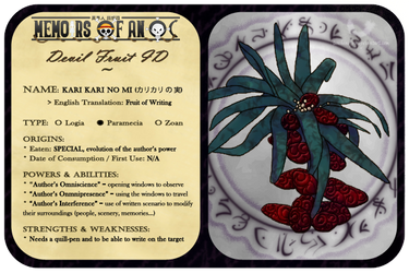 Devil Fruit On Theworldofonepiece Deviantart Devil Fruit On Theworldofonepiece Deviantart