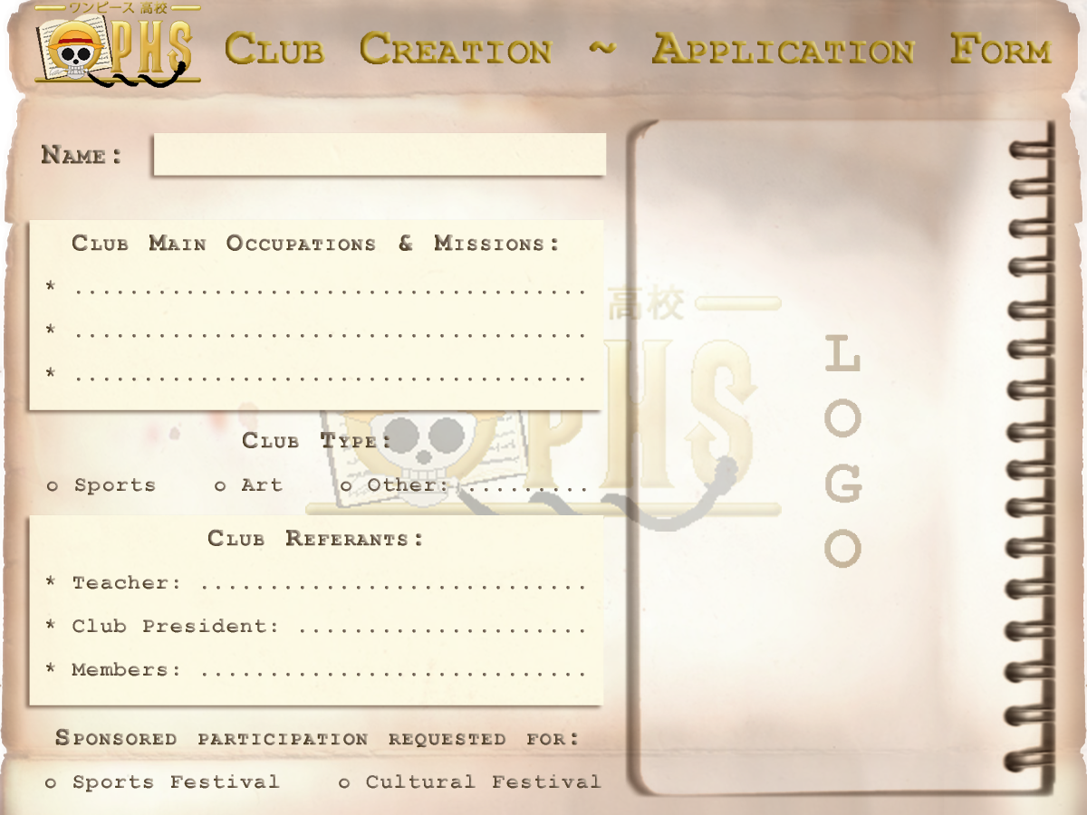 OPHS - Club Template