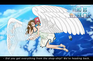 One Piece OC - Fuu and Chopper, Flying Ride