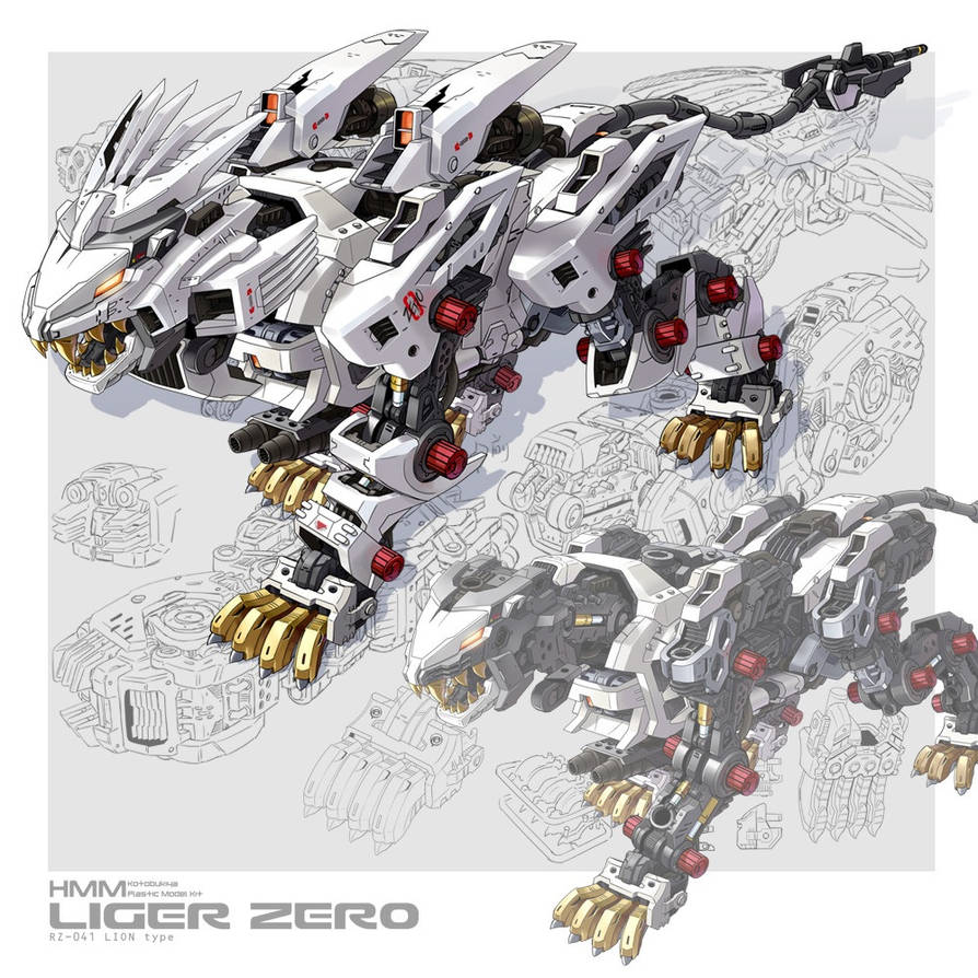 Leyerzero RZ-041 Liger Zero by VERTEXPlayer on DeviantArt