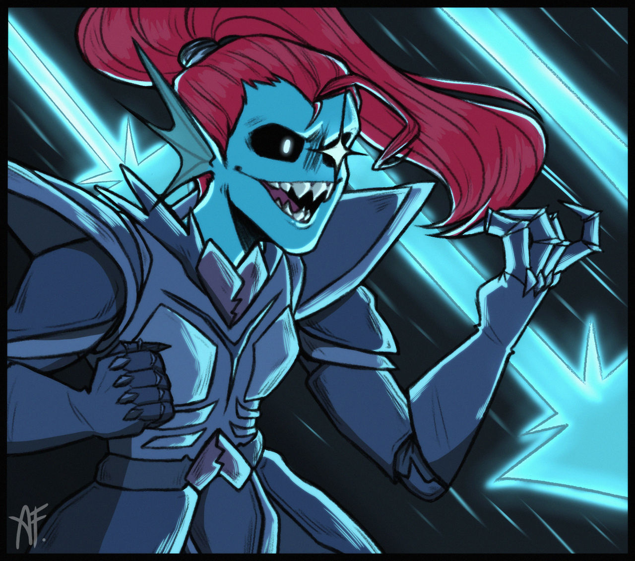 Undyne Bodybuilder Undyne the Undying by willysmill03 on DeviantArt