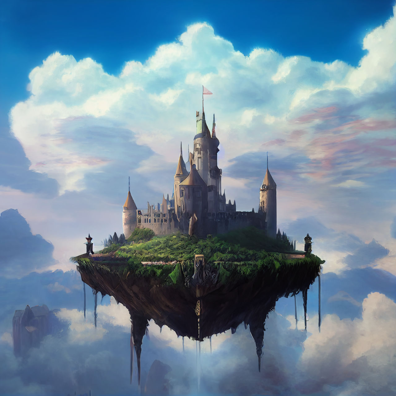 Castle in the Sky by sugoidigi on DeviantArt