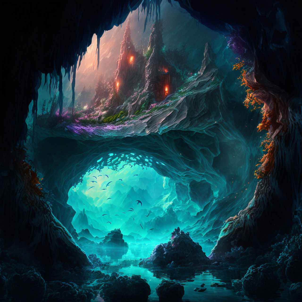 Cave by sugoidigi on DeviantArt