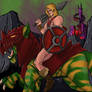 He-man and battle cat 