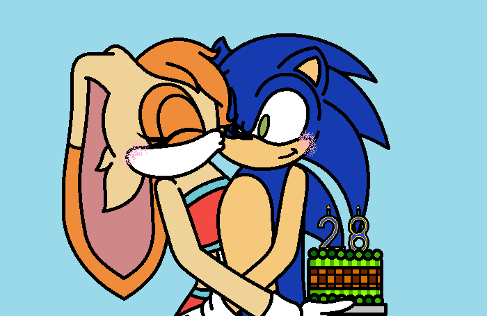 Classic Sonamy Kiss by Soneamlover on DeviantArt