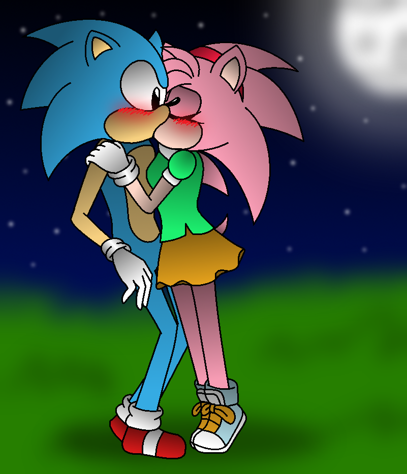 Colors Live - SonAmy first kiss by Mmaxi