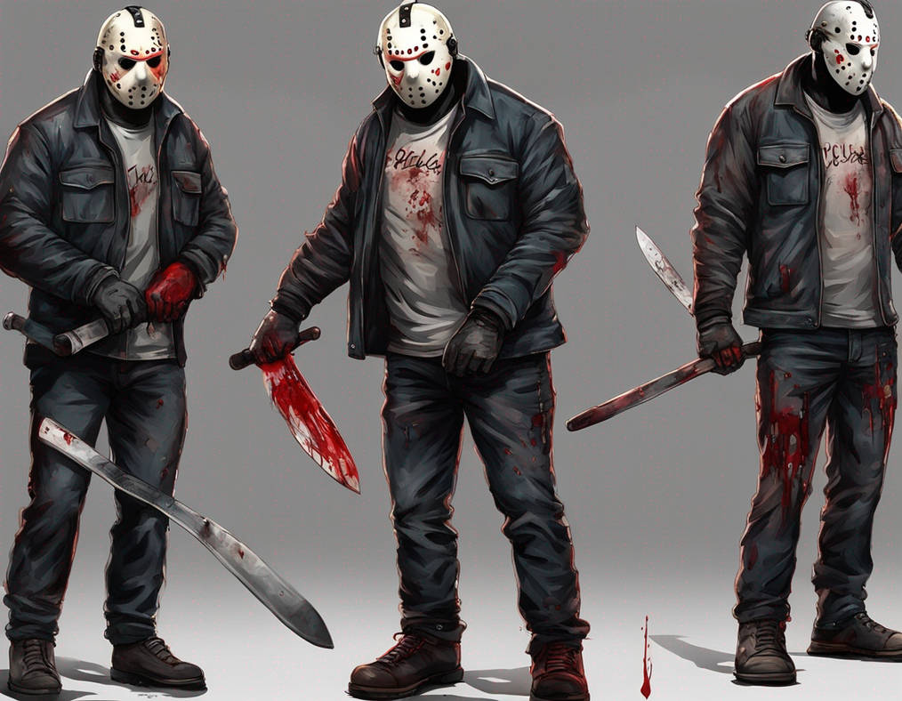 Jason Voorhees of friday th 13 with a chain with a by 445jlfs on DeviantArt