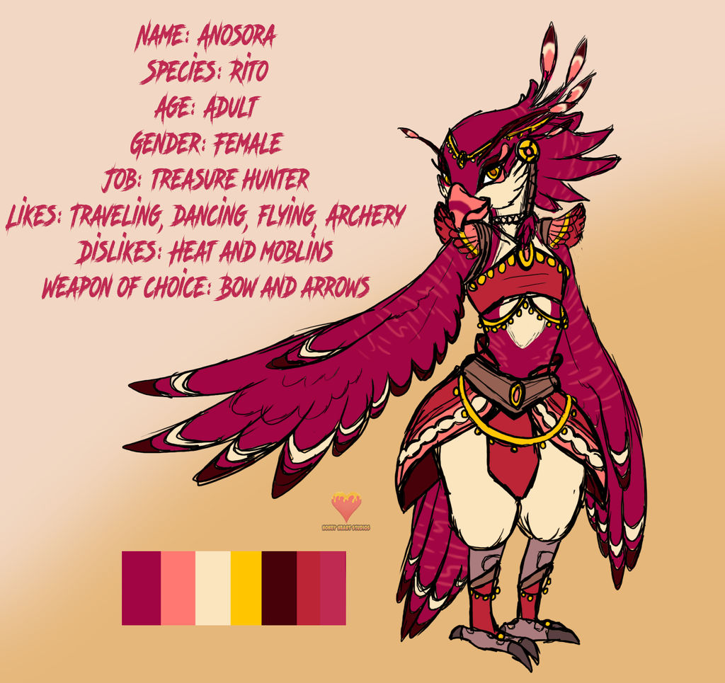Female Rito Deviantart Anosora the Rito by HoneyHeartStudios on DeviantArt