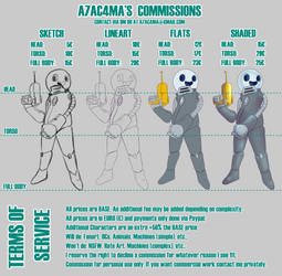 Commission Sheet 2019