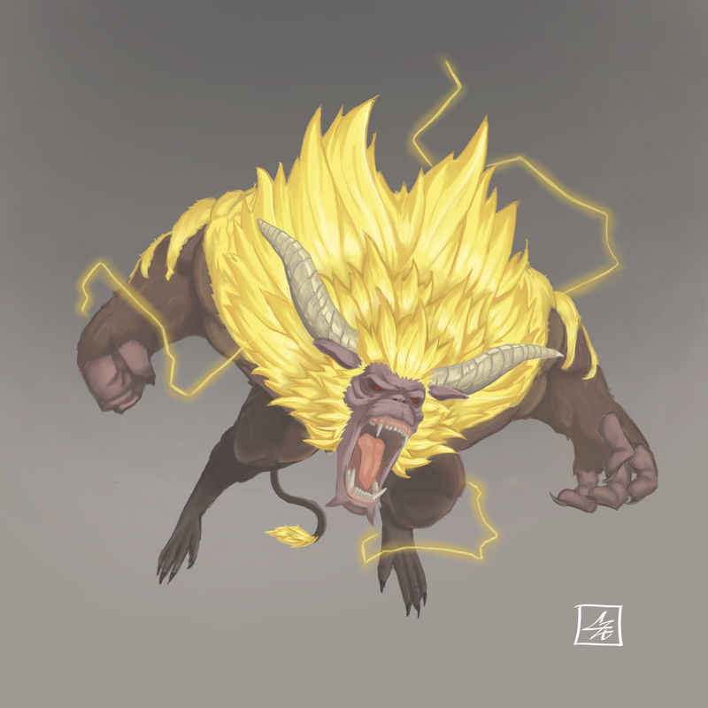 Monster Hunter - Rajang by gazztronome on DeviantArt