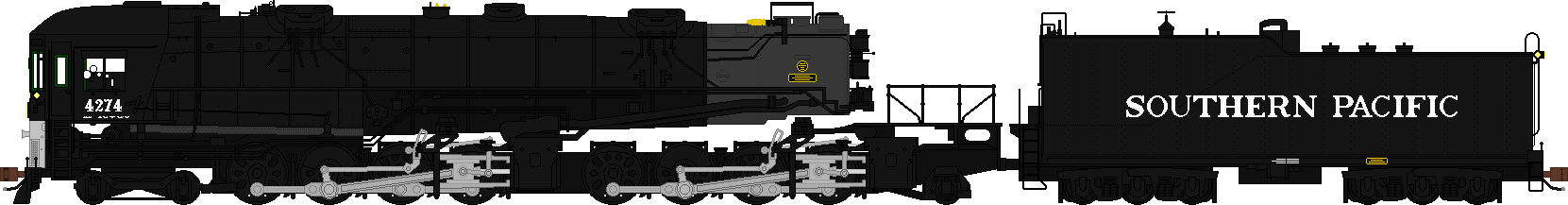 Deviantart Sp Train Southern Pacific AC-11 Cab Forward 4274 by Southern5973-Railfan on ...