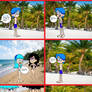 (My First Ever Commission) Beach Fun Comic