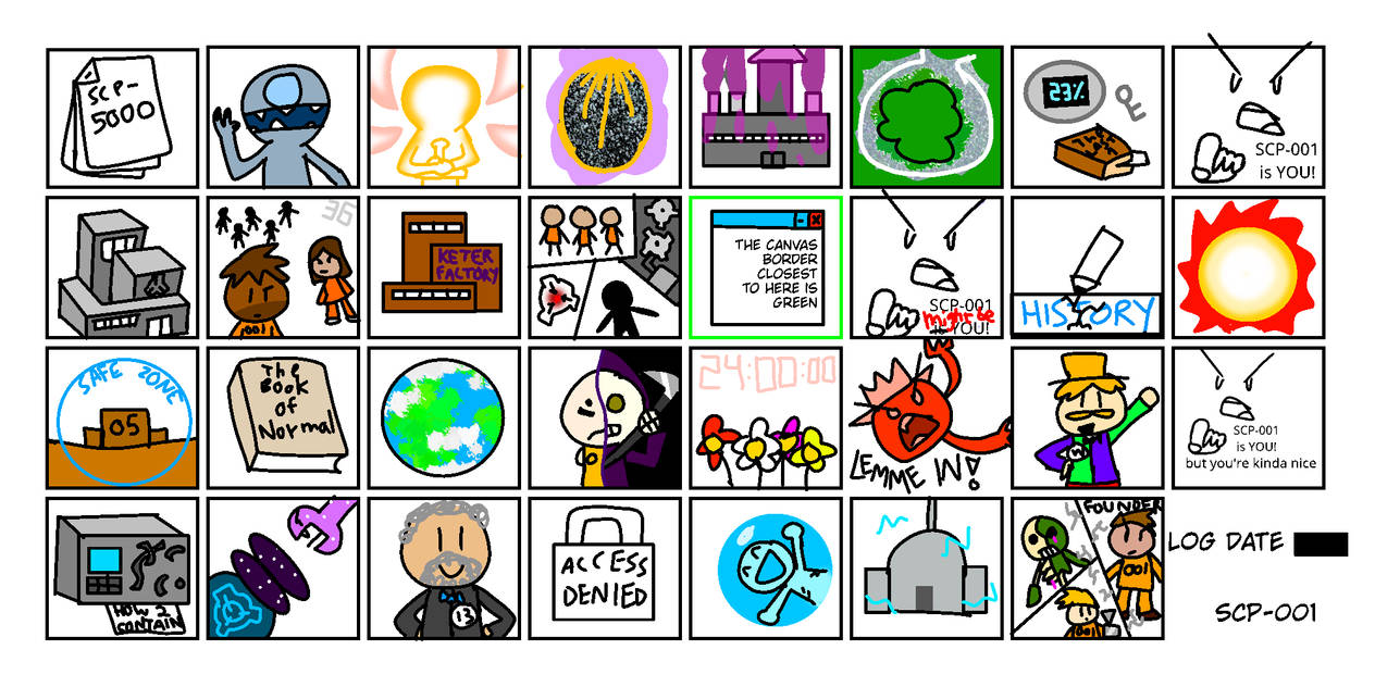 Drawing Every Single SCP SPECIAL - SCP-001 by Calculovo on DeviantArt