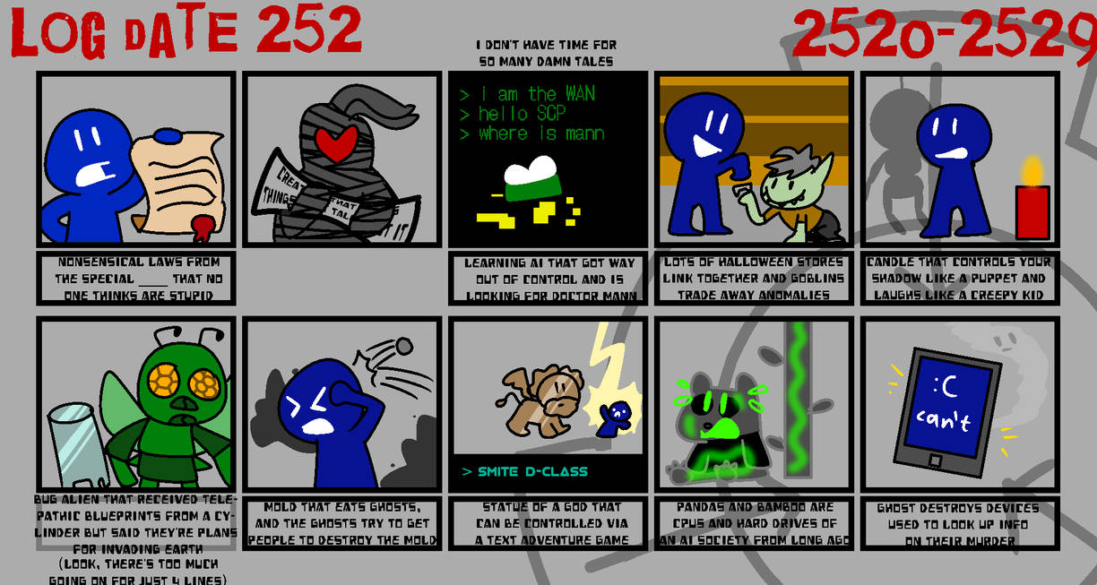 Drawing Every Single SCP - Drawing 252 by Calculovo on DeviantArt