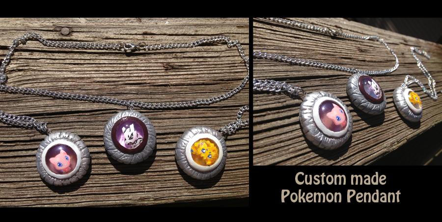 Custom Pokemon Pendants