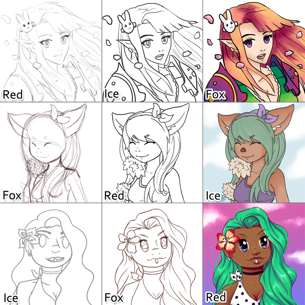 Sketch Line Color artist Collab By Red Bunn3h On DeviantArt sketch-line-color-artist-collab-by-red-bunn3h-on-deviantart