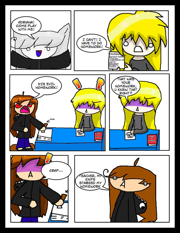 Homework Stinks Homework stinks by EmoberryStudios on DeviantArt
