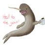 Narwhal with Hotchocolate