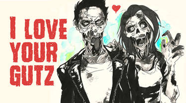 Zombie love card